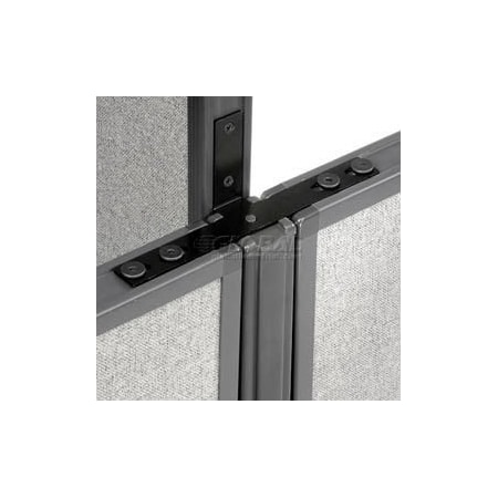 Global Equipment Interion    Low-High Three Way Kit For Two 64" Low Panel 240254N